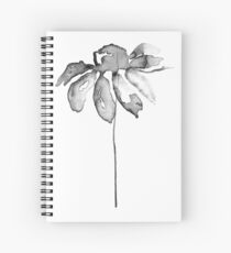 Flower Lithograph Print Spiral Notebook