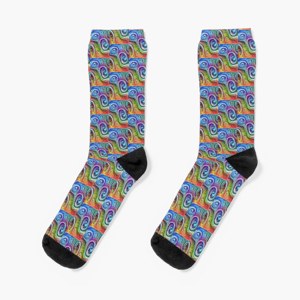 DeepDream Tomato Steelblue 5x5K v9 Socks
