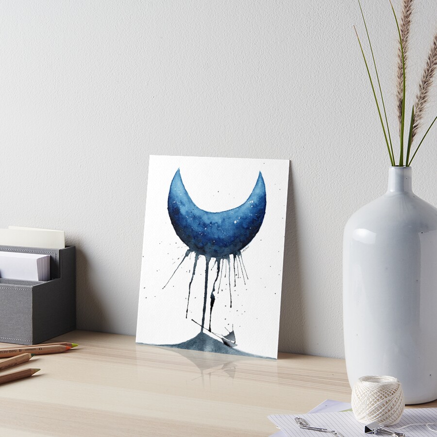 Item preview, Art Board Print designed and sold by cute-head.
