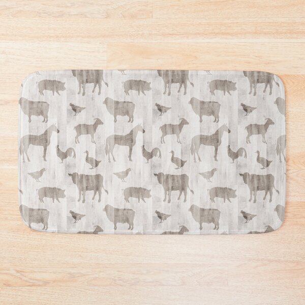 Item preview, Farm Animals - Light Barn Wood designed and sold by SugarPineDesign.