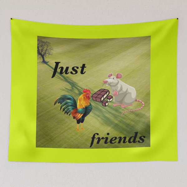 Item preview, Just friends print design designed and sold by Arshiya-4.