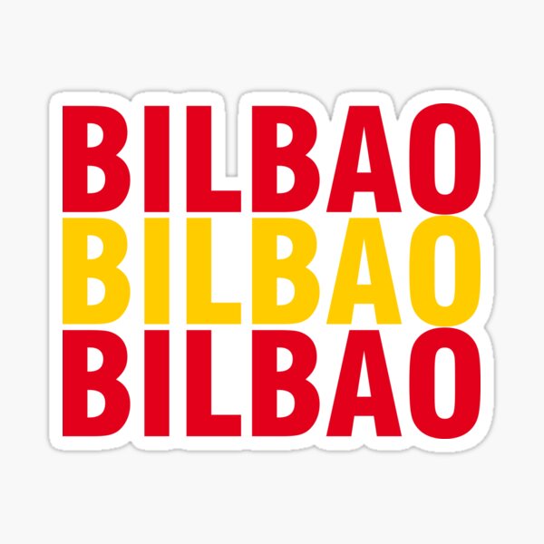 Vista previa del artículo con la obra «Bilbao con colores de España», diseñado y vendido por Urosek.