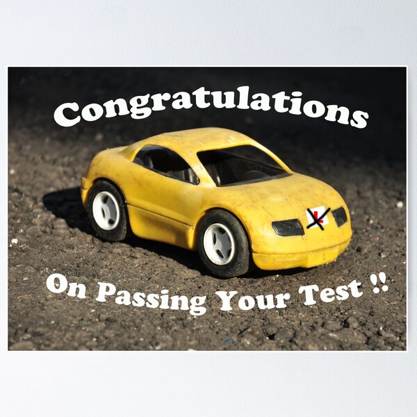 Item preview, Driving Test Pass designed and sold by rhian mountjoy.