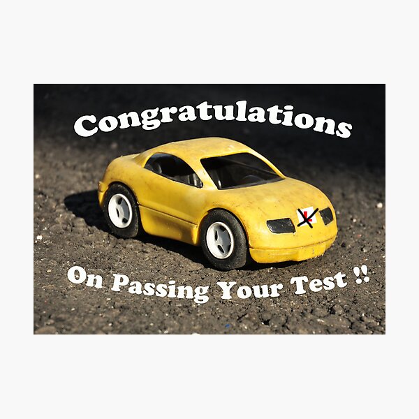 Item preview, Driving Test Pass designed and sold by rhian mountjoy.