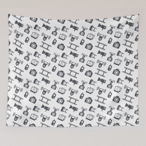 Item preview, Camera, Flash, Film and Wireless Transmitter. Hobby background.  designed and sold by studio838.