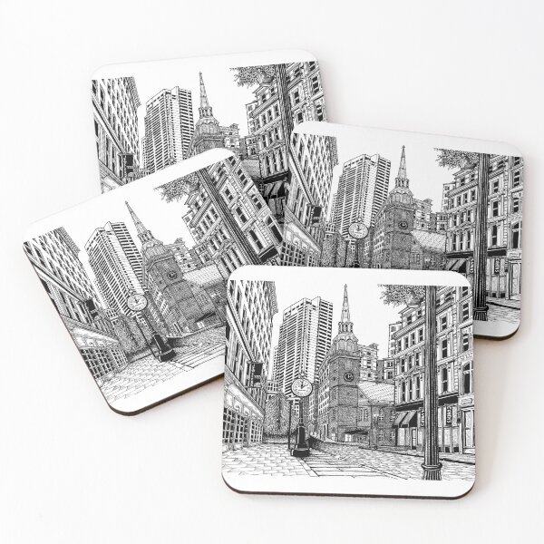 Item preview, Boston's Downtown Crossing Drawing designed and sold by Conor Plunkett.