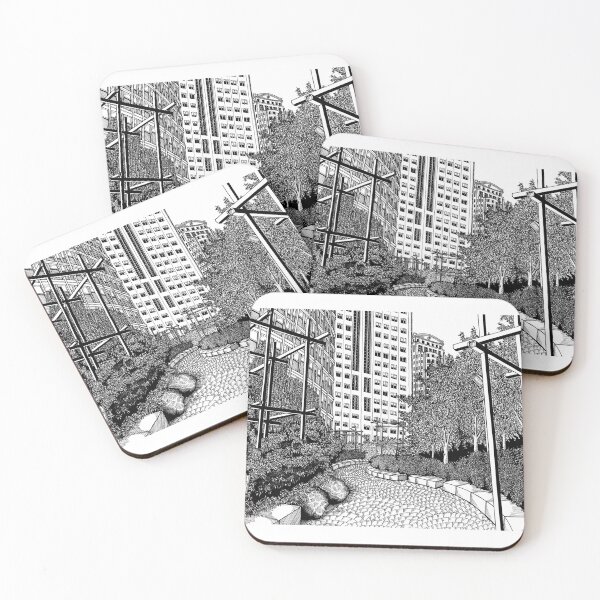 Item preview, Boston Chinatown Greenway Path designed and sold by Conor Plunkett.