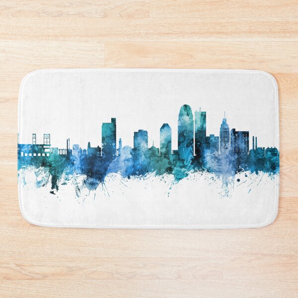 Item preview, Winston-Salem North Carolina Skyline designed and sold by ArtPrints.