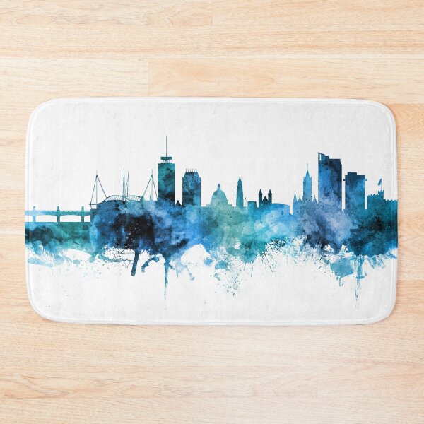 Artikelvorschau, Cardiff Wales Skyline entworfen und verkauft von ArtPrints.