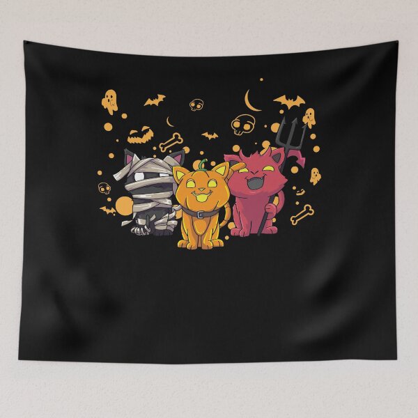 Item preview, Halloween Cats designed and sold by 4tomic.
