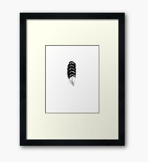 Feather print Framed Print