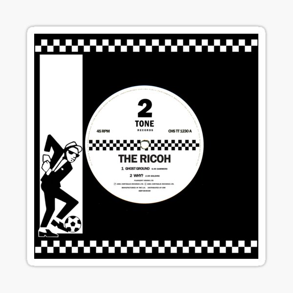 Ghost Ground Record Sleeve Design Sticker