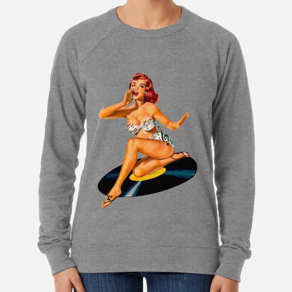 Rockabilly Goddess Lightweight Sweatshirt
