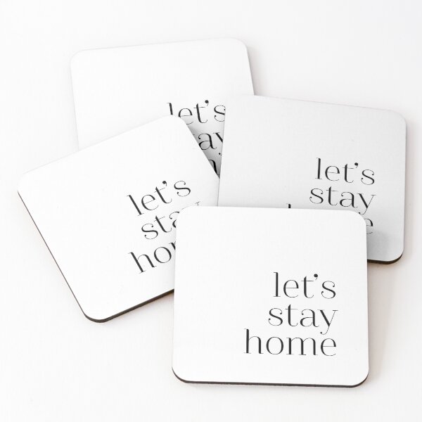 Item preview, Let's stay home designed and sold by wisemagpie.
