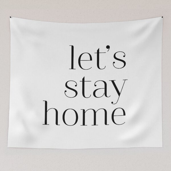 Item preview, Let's stay home designed and sold by wisemagpie.