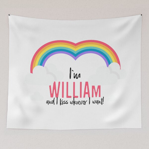 Item preview, William lesbian gay rainbow pride collection designed and sold by Urosek.