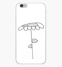 doodle flower rubber stamp iPhone Case