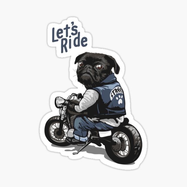 Cool and Funny Motorcycle Stickers - The Smokey Dogs