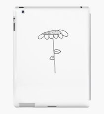 doodle flower rubber stamp iPad Case/Skin
