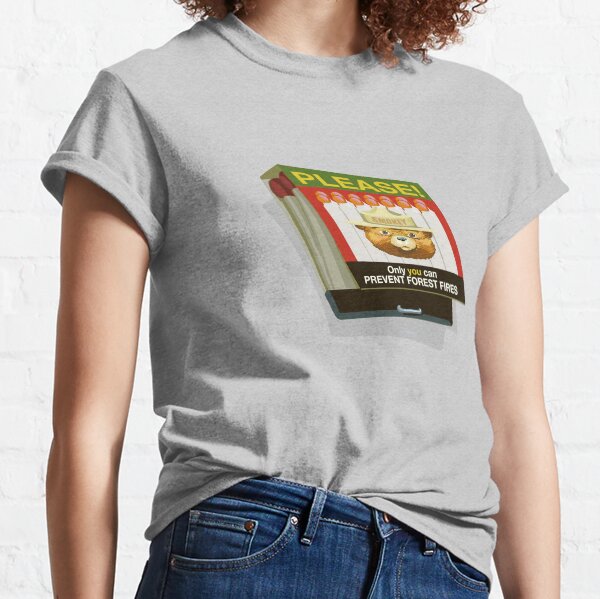 Smokey the Bear on Fire Prevention Classic T-Shirt