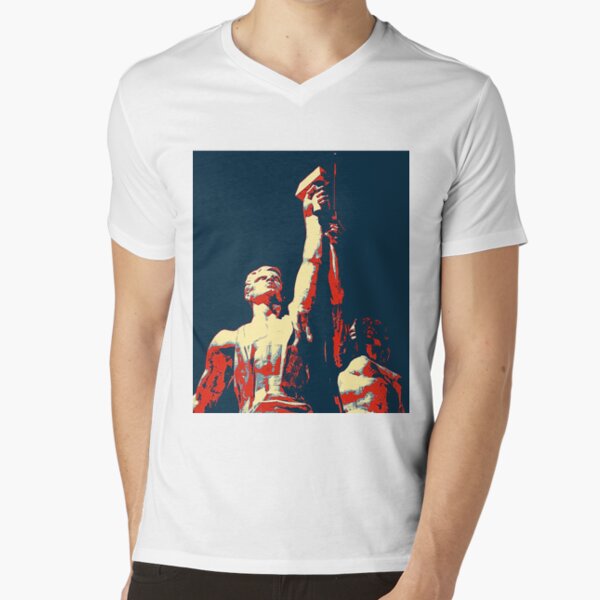 WORKERS OF THE WORLD UNITE V-Neck T-Shirt