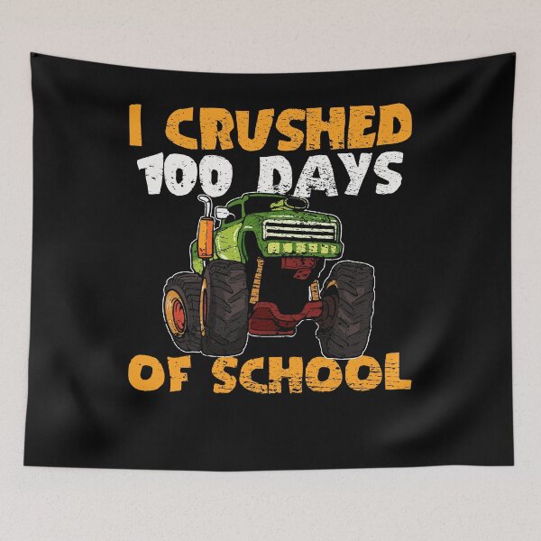 Item preview, 100th Day Of School Monster Truck designed and sold by 4tomic.