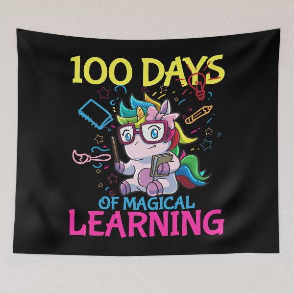 Item preview, 100th Day Of School Unicorn designed and sold by 4tomic.