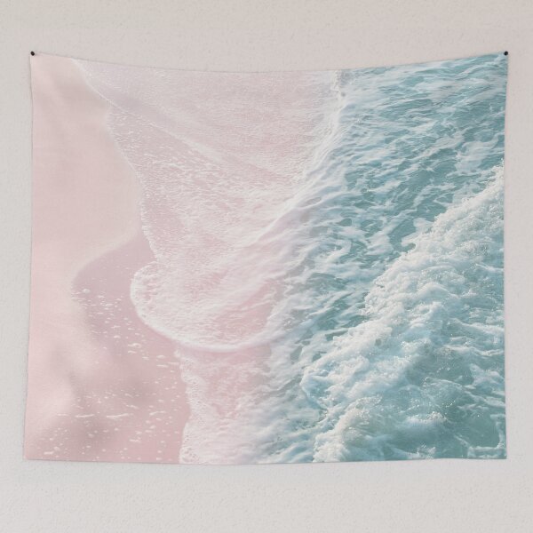Item preview, Soft Teal Blush Ocean Dream Waves #1 #water #decor #art designed and sold by Anita's & Bella's Art.