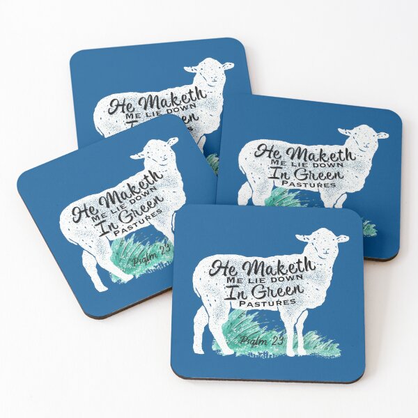 Item preview, Psalm 23 He Makes Me Lie Down In Green Pastures designed and sold by MJDezigns.