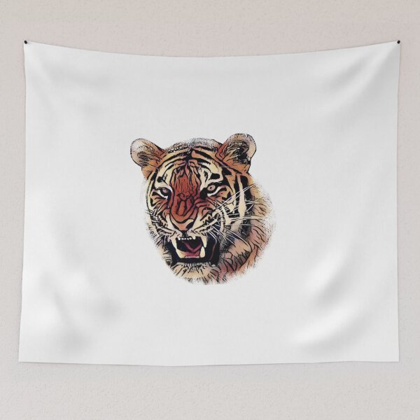 Item preview, Fierce Cartoon Tiger Design designed and sold by corrochdesigns.