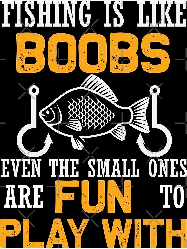 Fishing Boobs Poster for Sale by MonkeyBusinessC