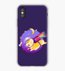 Vinilo o funda para iPhone See You Space Corgi