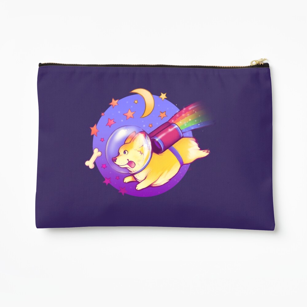 See You Space Corgi Zipper Pouch