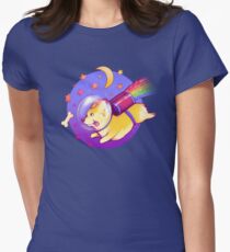 See You Space Corgi Women's Fitted T-Shirt