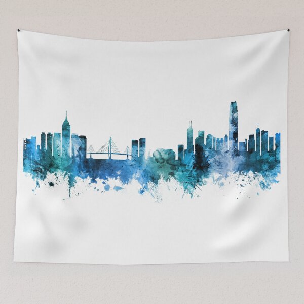 Artikelvorschau, Hong Kong Skyline entworfen und verkauft von ArtPrints.