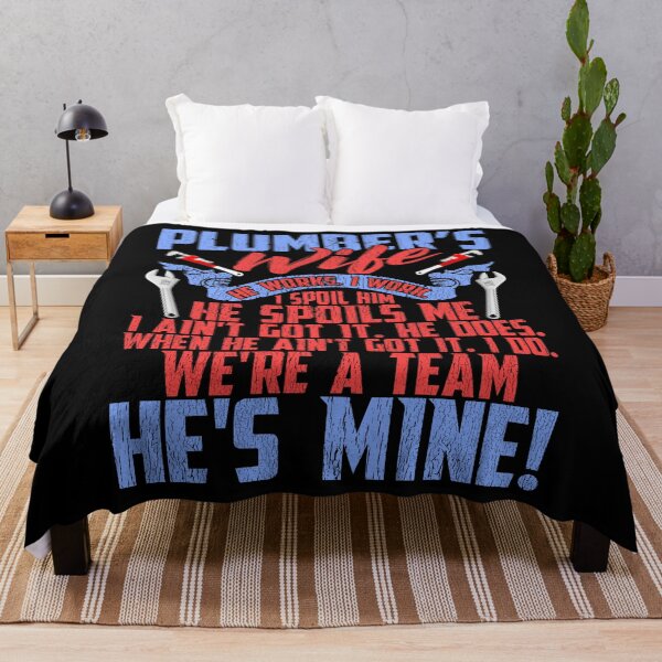 Item preview, Valentine's Day Gifts - Plumber's Wife Gift - We're A Team, He's Mine - Romantic designed and sold by kntranhoang.