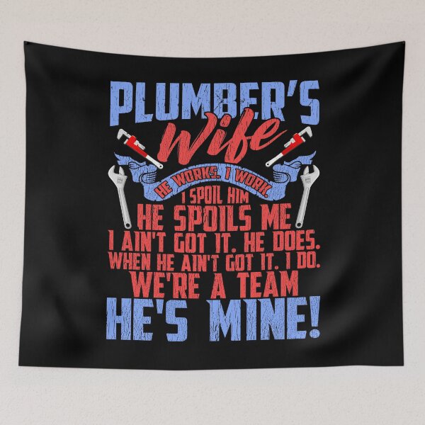 Item preview, Valentine's Day Gifts - Plumber's Wife Gift - We're A Team, He's Mine - Romantic designed and sold by kntranhoang.