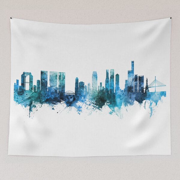 Item preview, Osaka Japan Skyline designed and sold by ArtPrints.