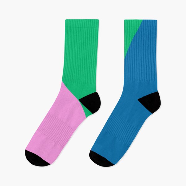 Item preview, Geometric Color Block in Bright Pink, Green, and Blue designed and sold by JuneJournal.