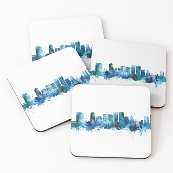 Item preview, West Palm Beach Florida Skyline designed and sold by ArtPrints.