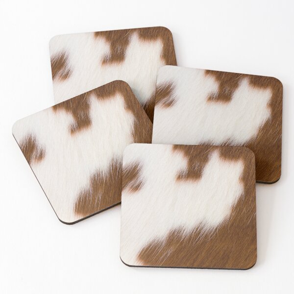 Item preview, Brown and White Cowhide image  designed and sold by Logic72.