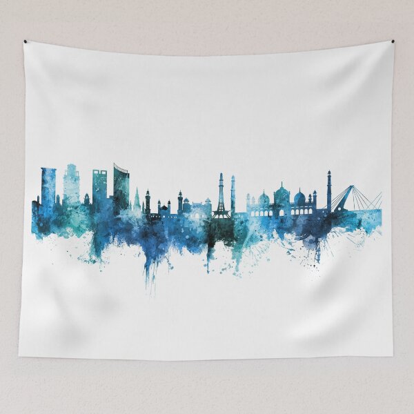 Item preview, Lahore Pakistan Skyline designed and sold by ArtPrints.
