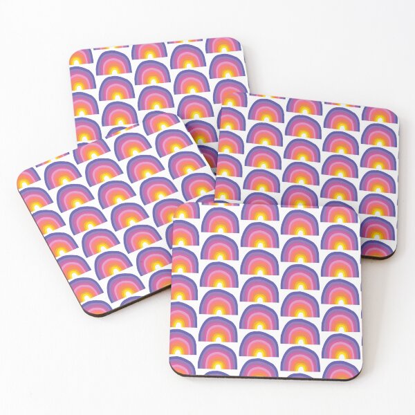 Item preview, Retro Boho Warm Toned Rainbow designed and sold by JuneJournal.