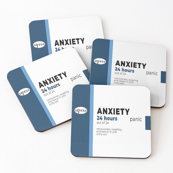 Item preview, Anxiety medicine packaging designed and sold by ShirtBricks.