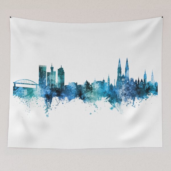 Item preview, Zagreb Croatia Skyline designed and sold by ArtPrints.