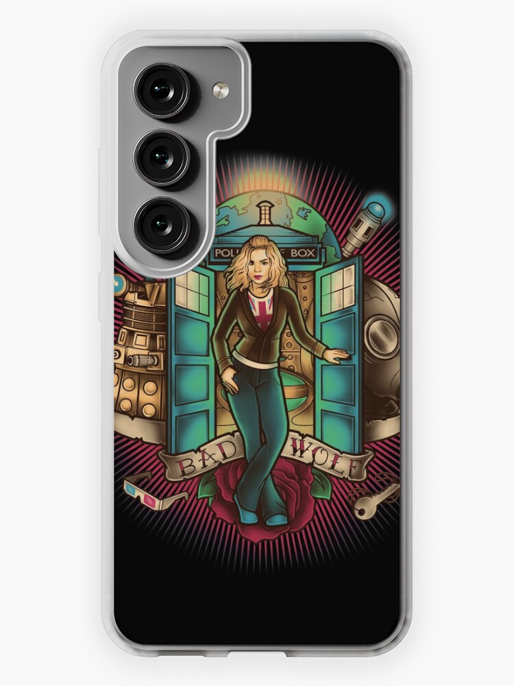 Thumbnail 1 of 4, Samsung Galaxy Phone Case, I Am The Bad Wolf designed and sold by MeganLara.