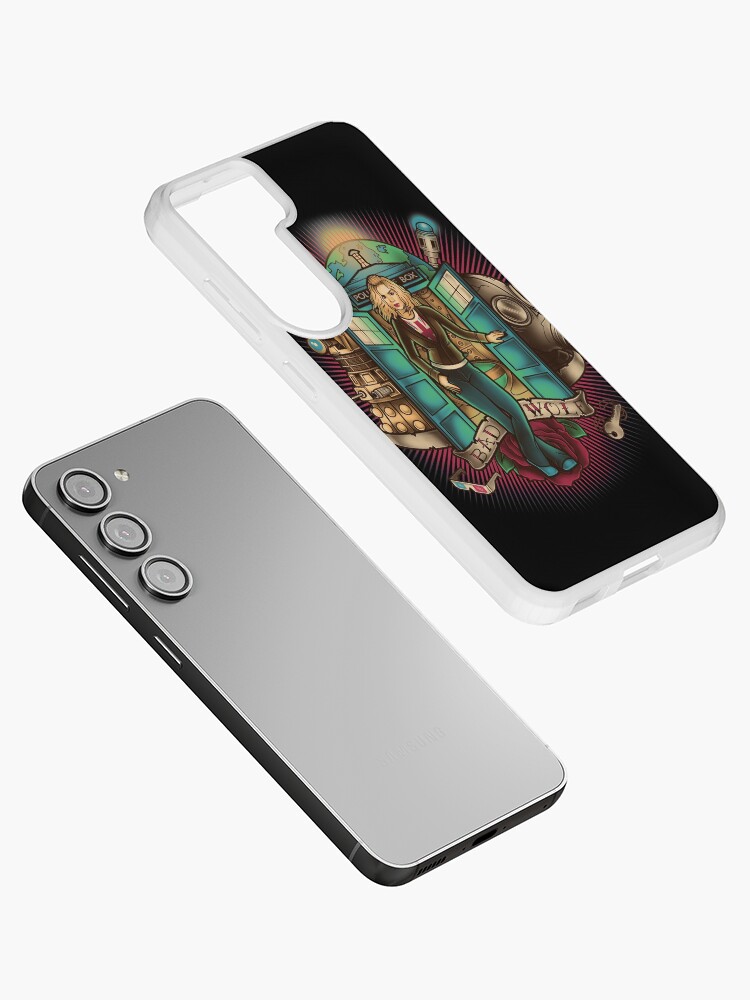 Thumbnail 2 of 4, Samsung Galaxy Phone Case, I Am The Bad Wolf designed and sold by MeganLara.