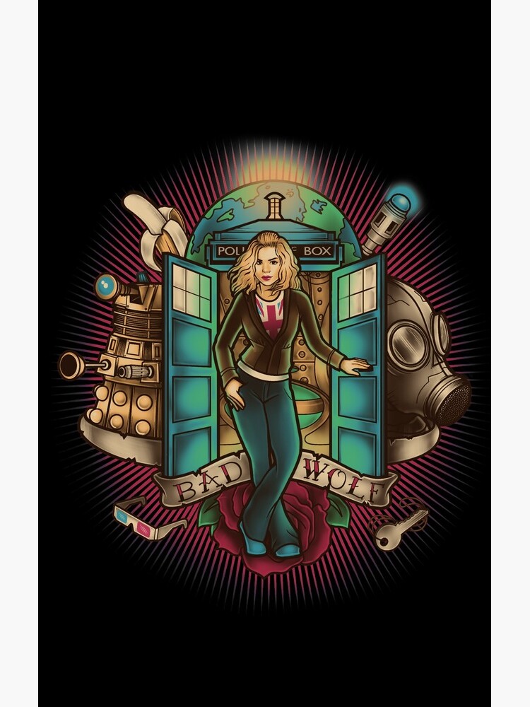 Thumbnail 4 of 4, Samsung Galaxy Phone Case, I Am The Bad Wolf designed and sold by MeganLara.