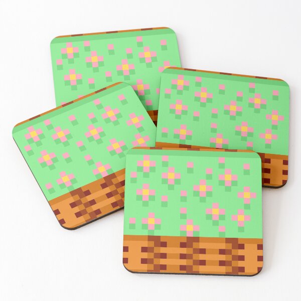 Item preview, Pixel flowerbed designed and sold by lowbudgetcomics.