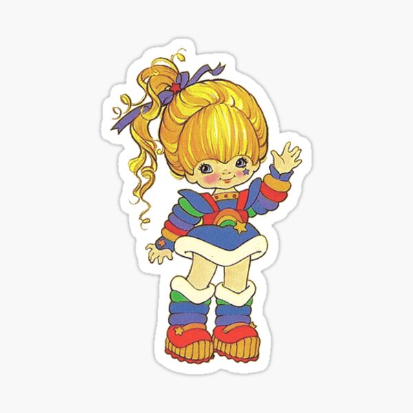 rainbow brite Sticker